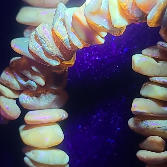 Natural Raw Baltic Amber Chip Necklace 44.7g 26" Butterscotch Cognac Beads - Picture 12 of 15